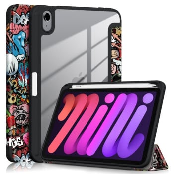Чехол-книжка Acrylic Painted Pattern для iPad mini 7/ mini 6 - Graffiti