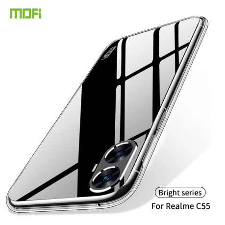 Ультратонкий чехол MOFI Ming Series для Realme C55 - прозрачный
