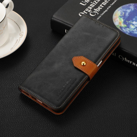 Чохол-книжка KHAZNEH Cowhide Texture на Xiaomi 14T Pro - чорний