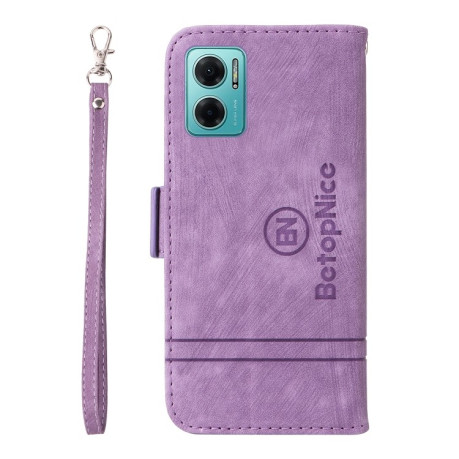 Чехол-книжка BETOPNICE для Xiaomi Redmi Note 11E/Redme 10 5G - фиолетовый