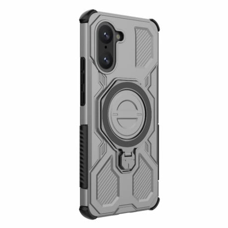 Противоударный чехол J-20 Solid Color MagSafe Magnetic на OnePlus Ace 5 Racing 5G / Nord CE5 - серый