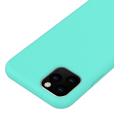 Силиконовый чехол Solid Color Liquid на iPhone 11 Pro Max-белый