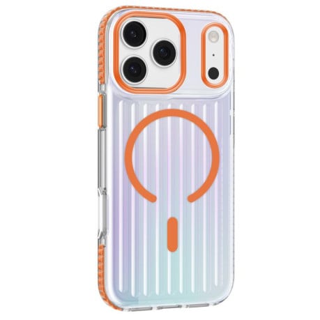 Чехол Mutural Luggage Rainbow MagSafe на iPhone 17 Pro Max - оранжевый