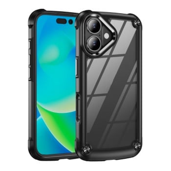 Противоударный чехол Lens Protection на iPhone 17 - черный