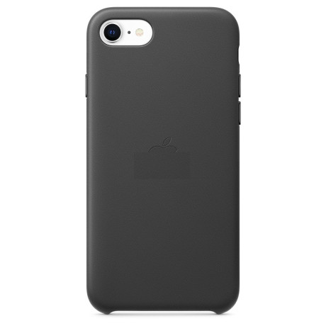 Шкіряний чохол Leather Case Black для iPhone SE/8/7