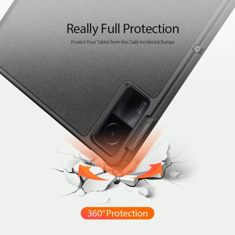 Противоударный чехол DUX DUCIS Domo Series для Xiaomi Redmi Pad SE - черный