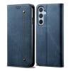Чехол книжка Denim Texture Casual Style на Samsung Galaxy S23 FE 5G - синий
