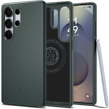 Оригінальний чохол Spigen Thin Fit Mag Caseдля Samsung Galaxy S25 Ultra - Green