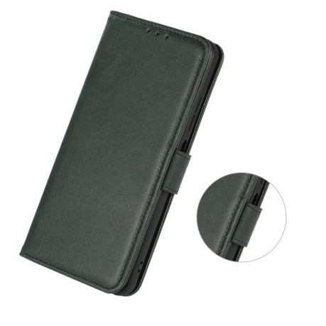 Чехол-книжка Cow Texture для Xiaomi Poco F7 Pro / F7 Ultra Global - зеленый