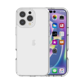 Противоударный чехол Terminator Style для  iPhone 16 Pro Max - прозрачный