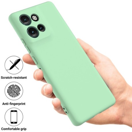 Силіконовий чохол Solid Color Liquid Silicone Motorola Edge 50 Neo / Moto S50 - зелений