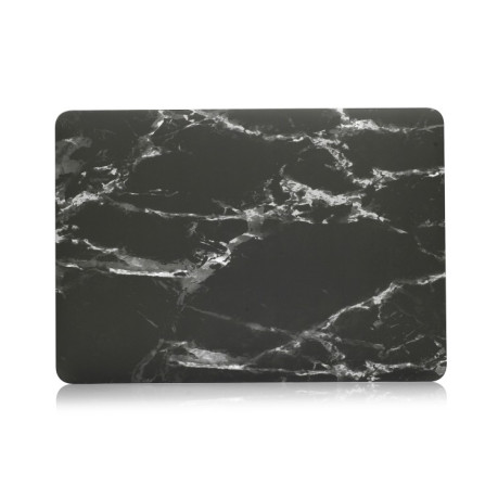 Мраморный Чехол Soft Touch Marble Water Stick для Macbook Pro 16 (2019/2020) - черный