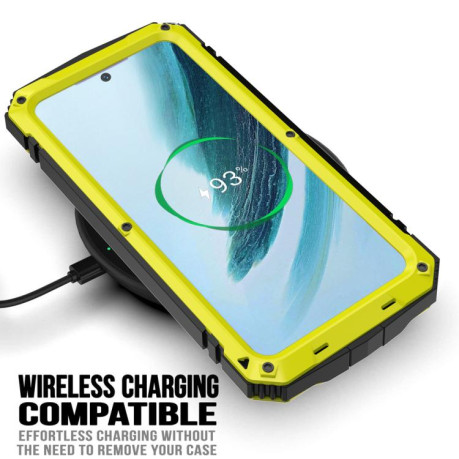 Противоударный чехол R-JUST Life Waterproof для Samsung Galaxy S25+ 5G - желтый