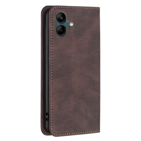 Чохол-книжка RFID Blocking Samsung Galaxy A04 4G - коричневий