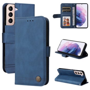 Чехол-книжка Skin Feel Life Tree для Samsung Galaxy S22 - синий