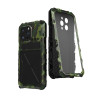 Противоударный металлический чехол R-JUST Dustproof на iPhone 14 - зеленый