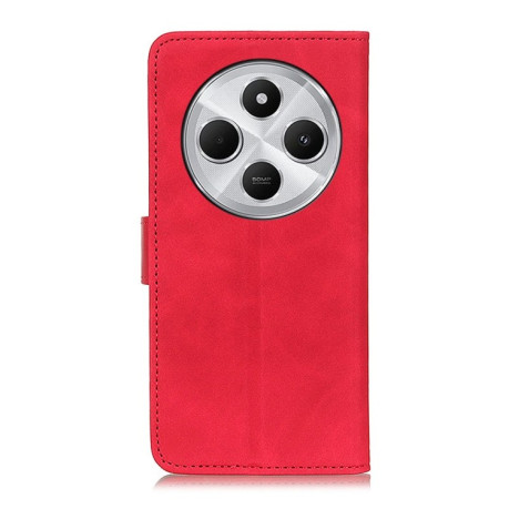 Чехол-книжка KHAZNEH Cowhide Texture на Xiaomi Redmi 14C 4G/Poco C75/Redmi A4 5G - красный
