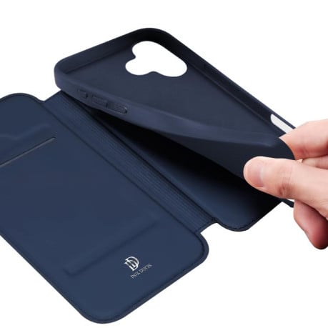 Чехол- книжка DUX DUCIS Skin Pro Series на iPhone 17 - синий