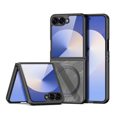 Чехол DUX DUCIS Aimo Mag гибрид TPU+PC с MagSafe матовый Frosted Feel на Samsung Galaxy Flip 7 5G - черный