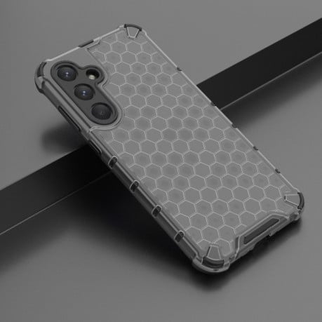 Противоударный чехол Honeycomb на Samsung Galaxy A35 5G - черный