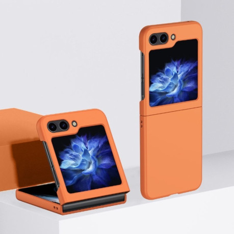 Протиударний чохол 2 Parts Skin Feel PC Full Coverage Shockproof для Samsung Galaxy Flip 6 - помаранчевий