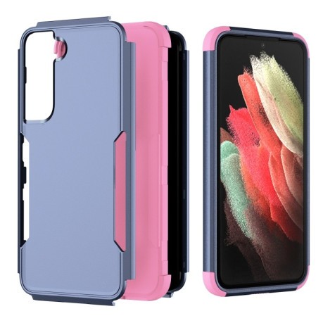 Противоударный чехол EsCase durable для Samsung Galaxy S23 5G - розово-голубой