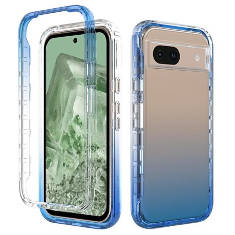 Чохол Shockproof Clear Gradient PC + TPU для Google Pixel 8a - синій