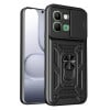 Противоударный чехол Sliding Camshield для Infinix Note Edge 5G — чёрный