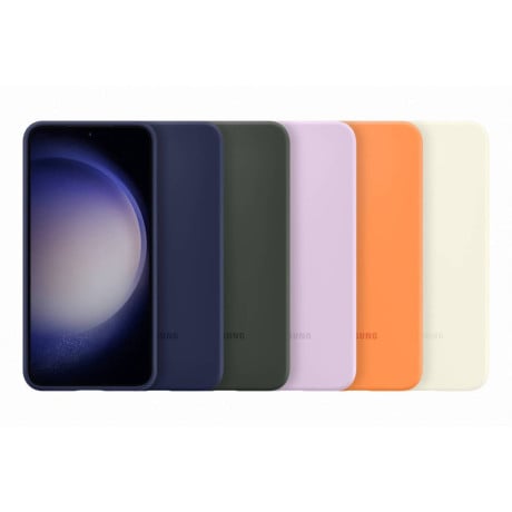 Оригинальный чехол Samsung Silicone Cover Rubber для Samsung Galaxy S23 - orange (EF-PS911TOEGWW)