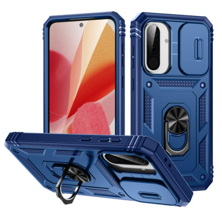 Противоударный чехол Sliding Camshield для Samsung Galaxy A56 5G - синий