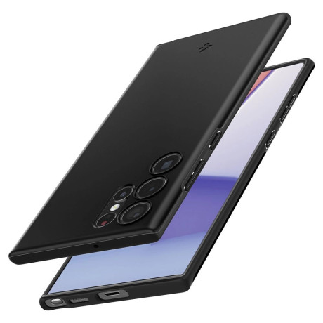 Оригінальний чехол Spigen Thin Fit для Samsung Galaxy S22 - Black