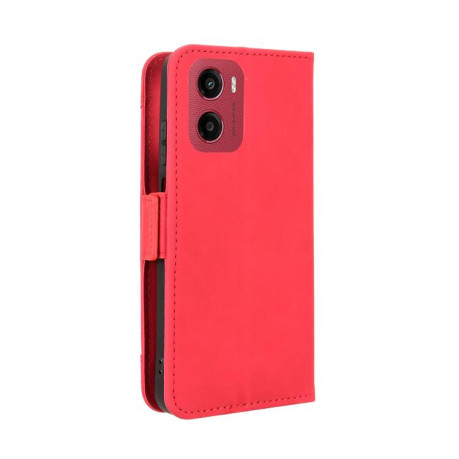 Чехол-книжка Skin Feel Calf на Motorola Moto G05 4G / E15 4G - красный
