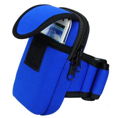 Универсальный спортивный чехол с креплением на руку для S210 Neoprene Arm Bag Outdoor Sports - синий