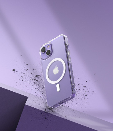 Оригинальный чехол Ringke Fusion (MagSafe) для iPhone 14/13 - transparent