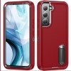 Противоударный чехол 3 in 1 Rugged Holder для Samsung Galaxy S23 5G - красный