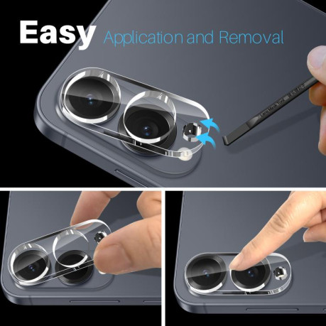 Защитное стекло на камеру HD Lens Protector для Samsung Galaxy S25 Edge 5G - прозрачное