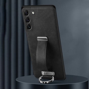 Протиударний чохол SULADA Leather Texture Skin Feel Shockproof для Samsung Galaxy S25 5G - чорний