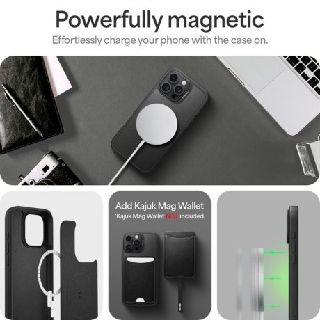 Оригінальний чохол Spigen Cyrill Kajuk (Magsafe) для iPhone 16 Pro - Black
