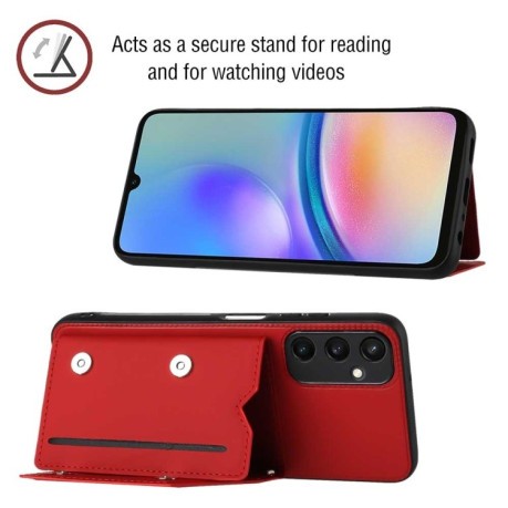 Противоударный чехол Skin Feel для Samsung Galaxy A05s - красный