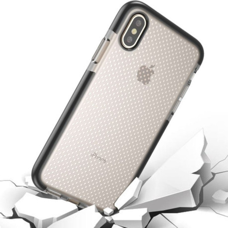 Протиударний чохол iPhone X/Xs Basketball Texture Anti-collision білий