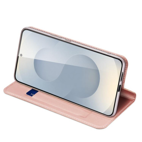Чехол-книжка DUX DUCIS Skin X Pro Series Magsafe на Samsung Galaxy S25 Edge 5G - розовый
