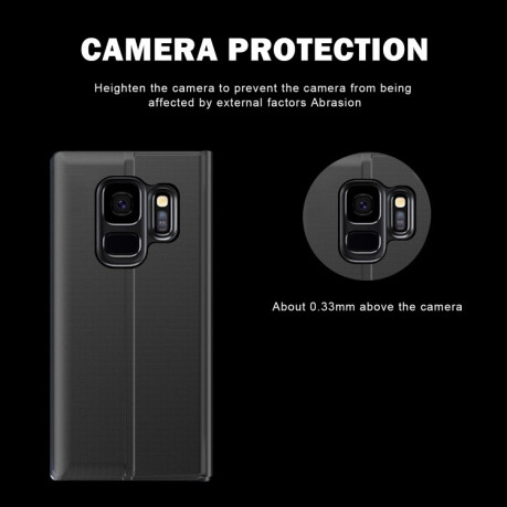 Чохол-книжка Clear View Standing Cover Samsung Galaxy S9 Plus - чорний