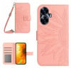 Чехол-книжка Skin Feel Sun Flower для Realme C55 - розовый