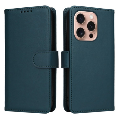 Чехол-книжка BETOPNICE BN-005 2 in 1 Detachable Imitate Genuine Leather для iPhone 16 Pro Max - синий