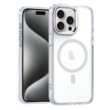 Противоударный чехол Crystal Clear Series (Magsafe) для iPhone 15 Pro Max - прозрачный