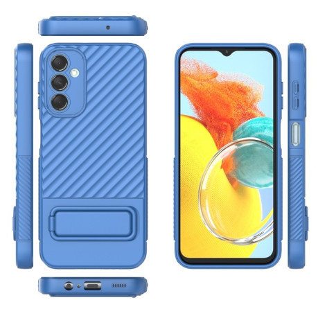 Протиударний чохол Texture Wavy для Samsung Galaxy M14 5G - синій