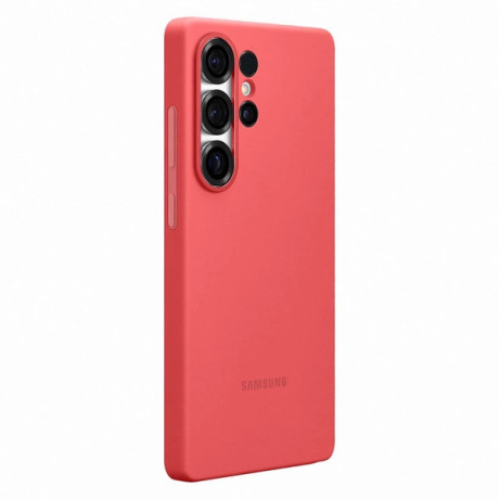 Оригинальный чехол Samsung Silicone Case для Samsung Galaxy S25 Ultra - red (EF-PS938CREGWW)