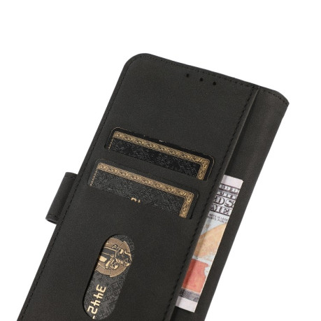 Чохол-книжка KHAZNEH Matte Texture для Samsung Galaxy S25 Ultra 5G - чорний