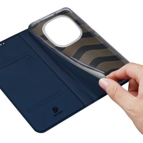 Чехол-книжка DUX DUCIS Skin Pro Series на Xiaomi Redmi Note 14 Pro 4G - синий