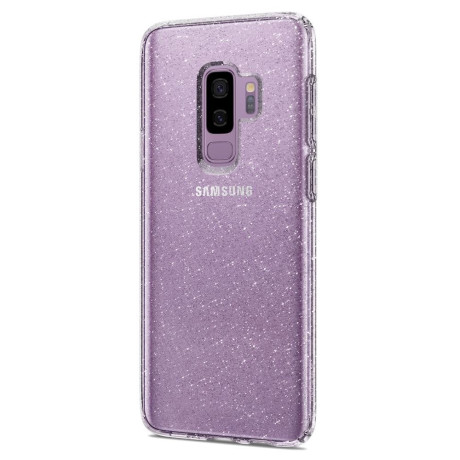 Оригинальный чехол Spigen Liquid Crystal Galaxy S9+ Plus Glitter Crystal Quartz